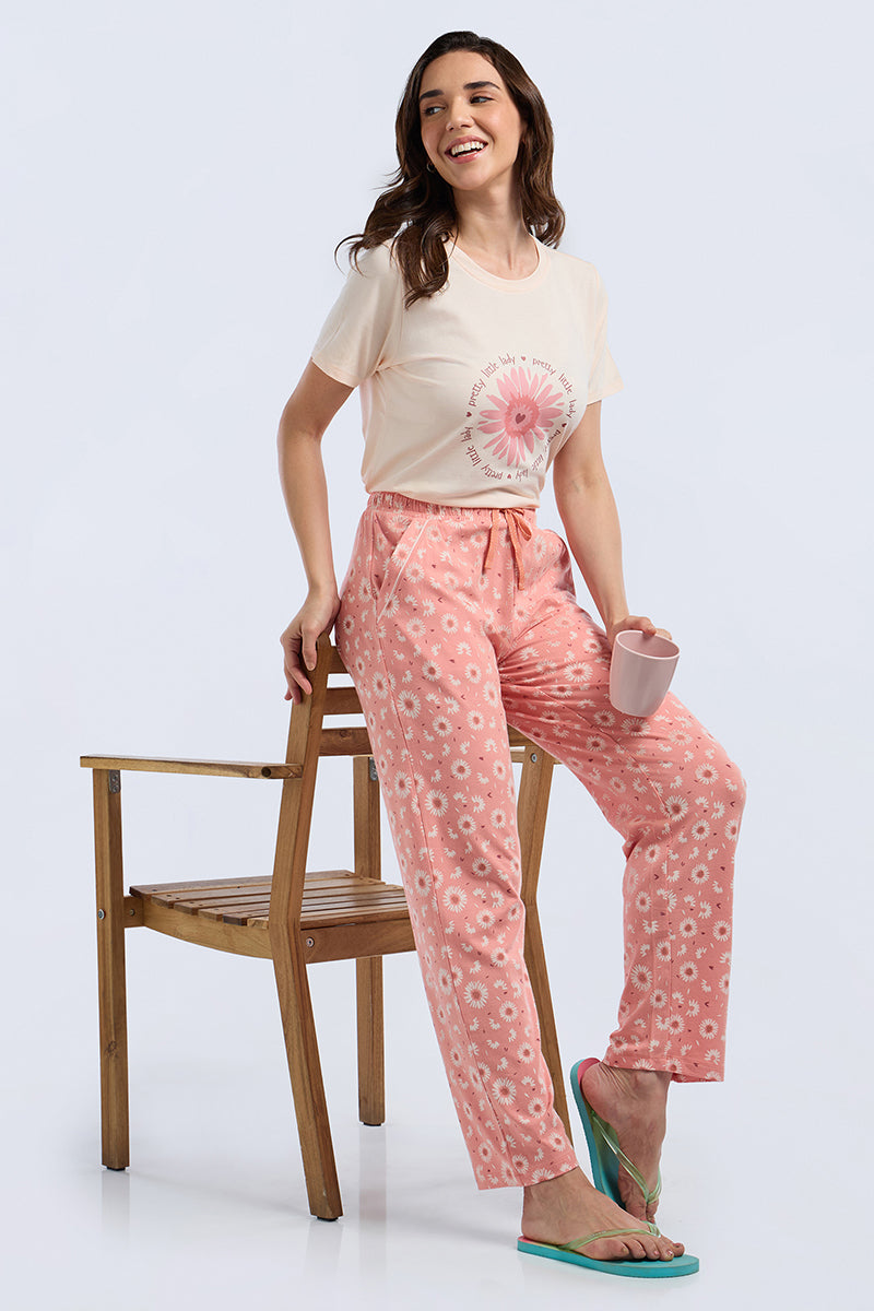 Sleep PJ Bottoms  - Daisy Path Print