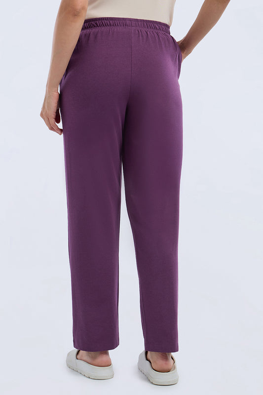 Sleep PJ Bottoms  - Plum Purple