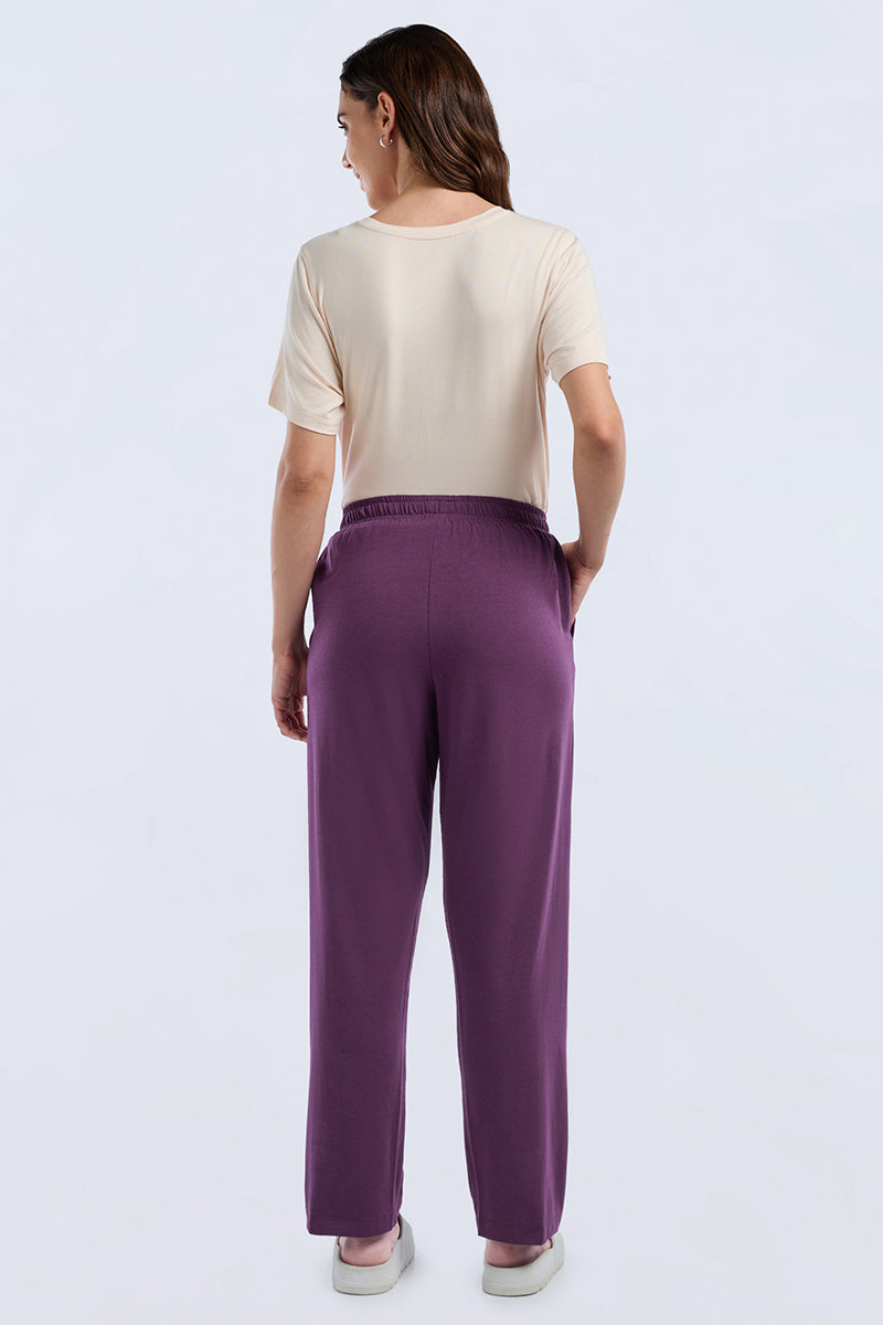 Sleep PJ Bottoms  - Plum Purple - Image 2 of 6