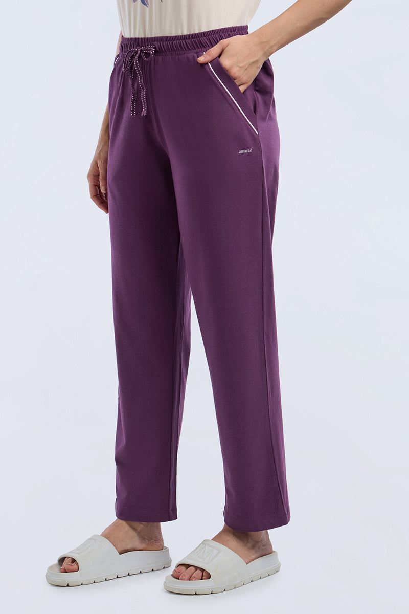 Sleep PJ Bottoms  - Plum Purple