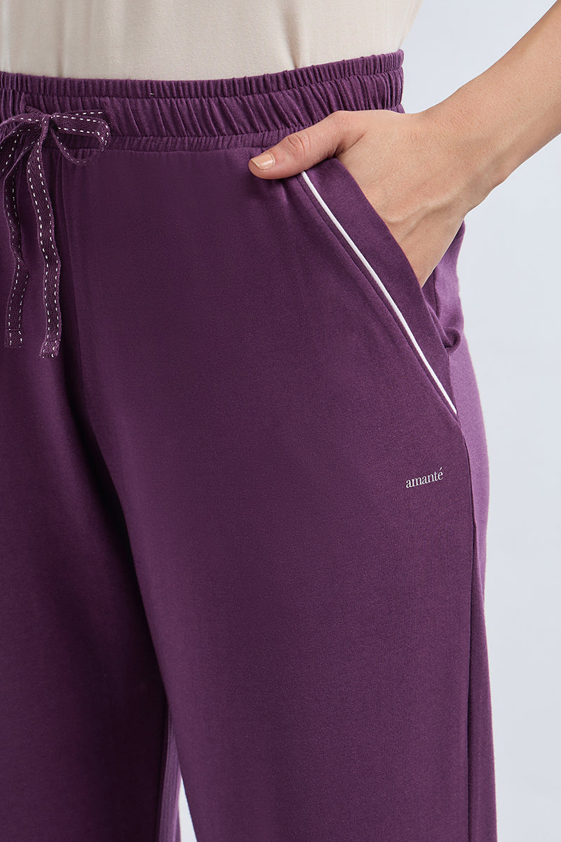Sleep PJ Bottoms  - Plum Purple