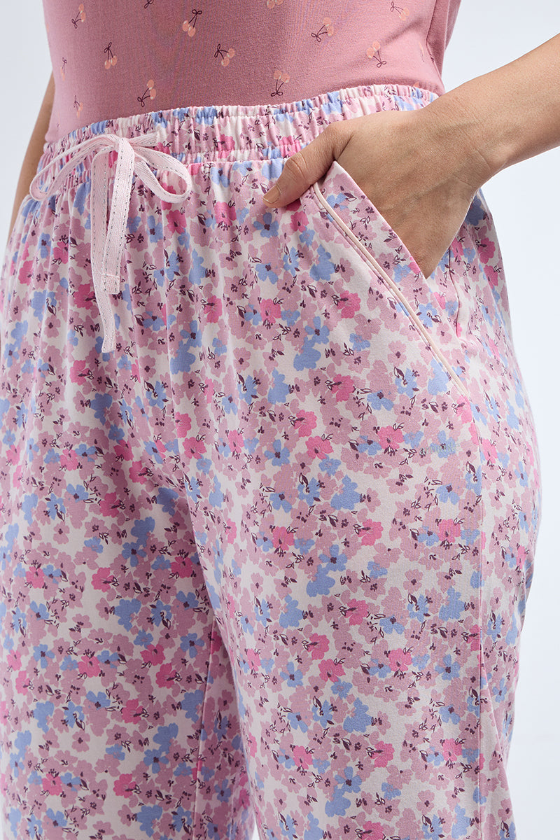 Sleep PJ Bottoms  - Soft Floral Print