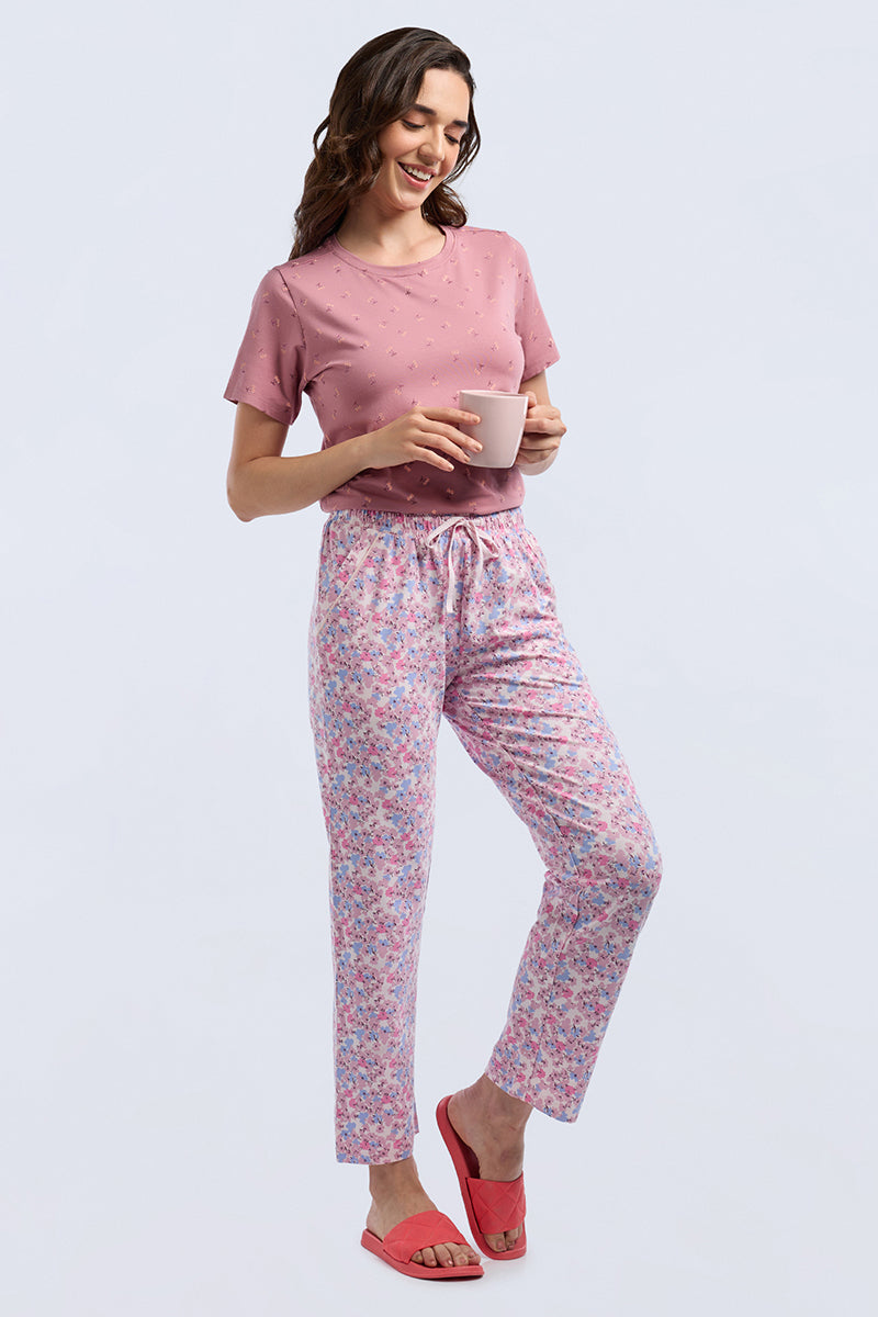 Sleep PJ Bottoms  - Soft Floral Print - Image 6 of 6
