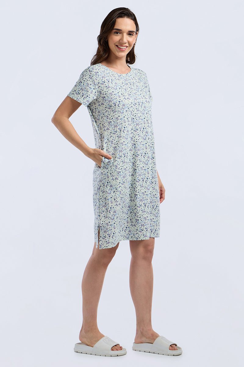 Comfort Sleep Dress - Bloom Mirage Print - Image 3 of 7