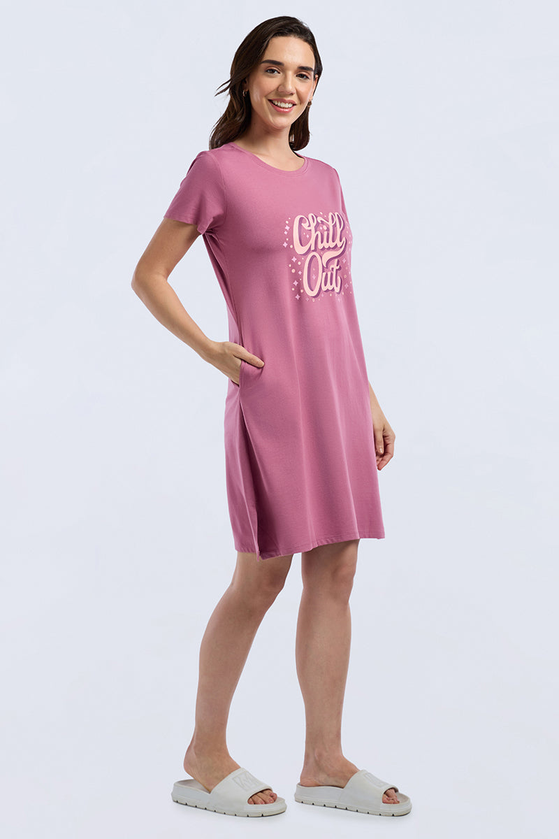 Comfort Sleep Dress - Chill Out Print - Image 3 of 7