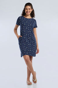 Comfort Sleep Dress - Morning Petals Print thumbnail 1
