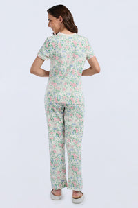 Lounge Laze PJ Set - Blossom Joy Print Set thumbnail 2