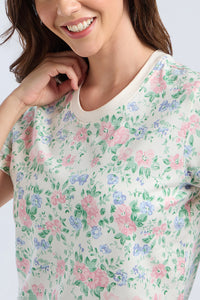 Lounge Laze PJ Set - Blossom Joy Print Set thumbnail 4
