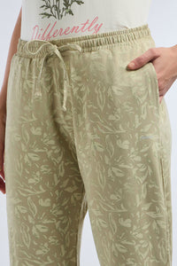 Lounge Laze PJ Set - Flower Muse Print Set thumbnail 6