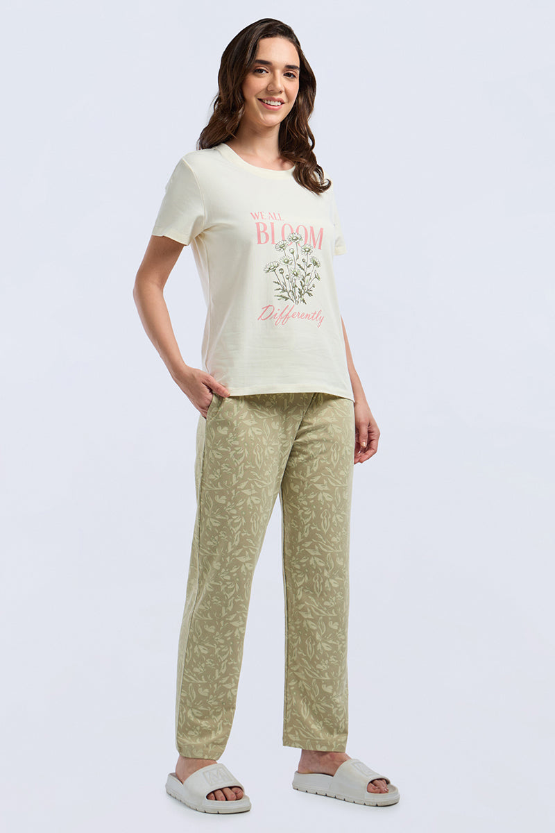 Lounge Laze PJ Set - Flower Muse Print Set