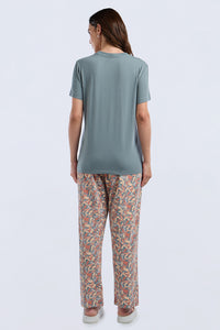 Lounge Laze PJ Set - Petal Pop Print Set thumbnail 3