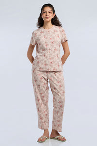Lounge Laze PJ Set - Petal Vogue Print Set thumbnail 1