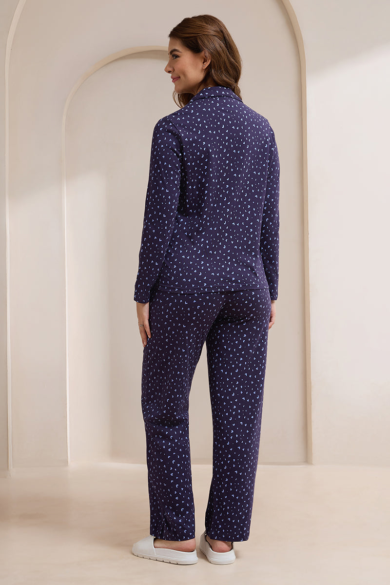 Dreamy Knit PJ Set - Inkling Print - Image 2 of 5