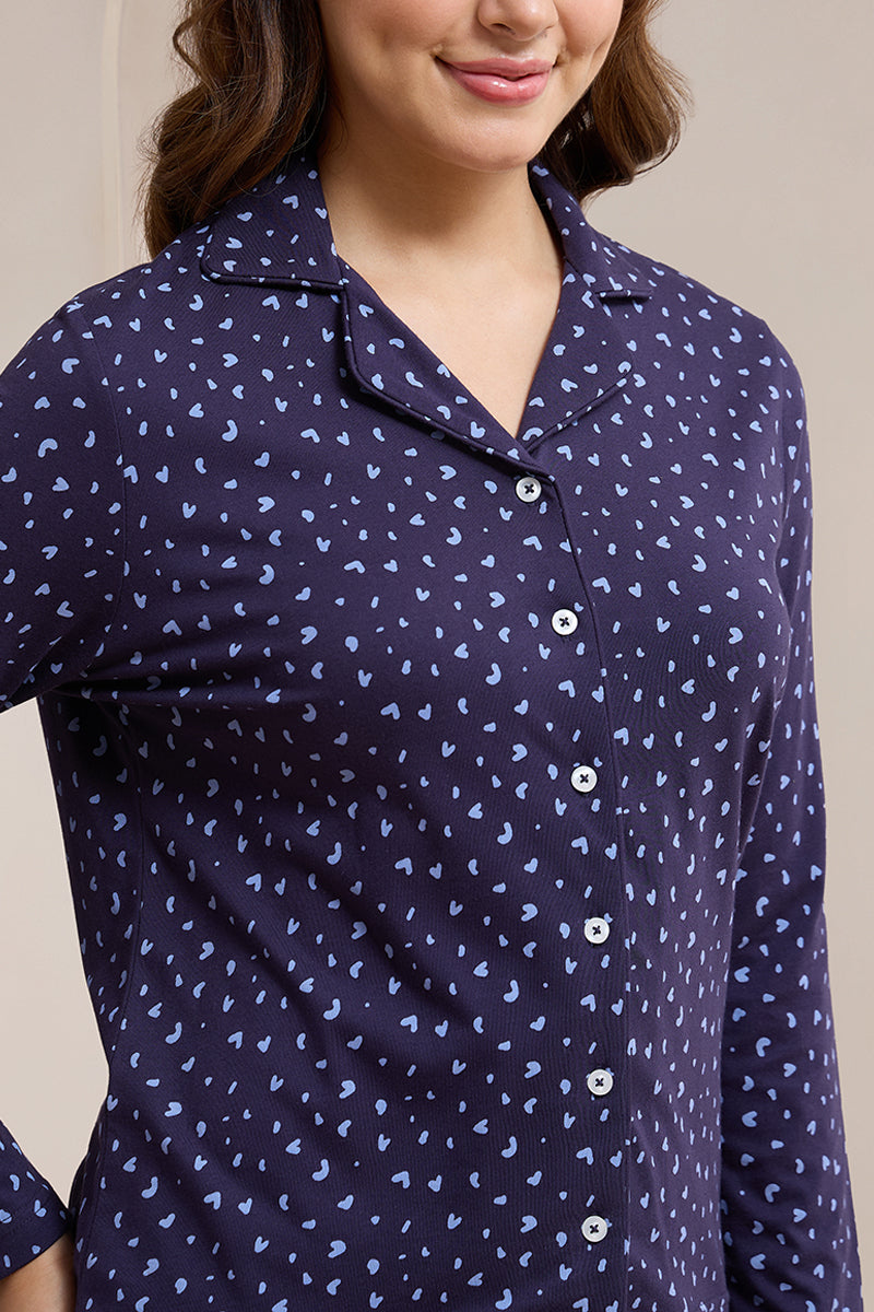 Dreamy Knit PJ Set - Inkling Print - Image 3 of 5