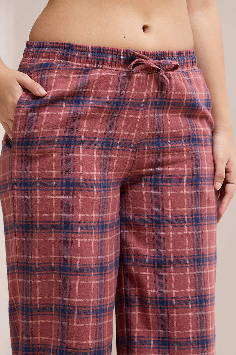 Flannel Fantasy PJ Set - Echo Plaid Print