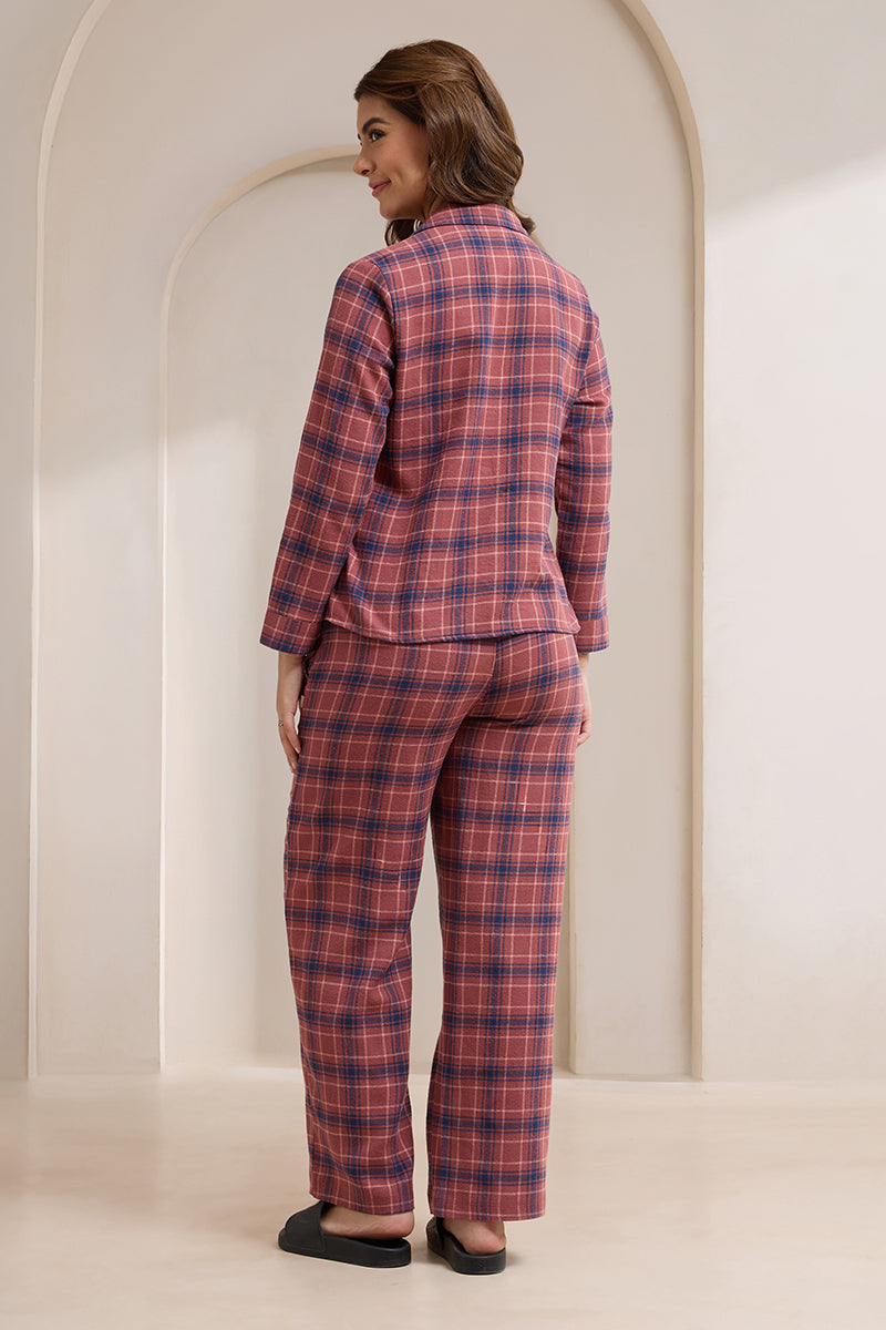Flannel Fantasy PJ Set - Echo Plaid Print