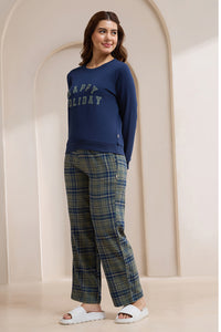 Unwind Sweat Set - Beetle Checks & Happy Holiday Print thumbnail 5