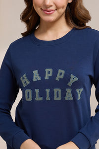 Unwind Sweat Set - Beetle Checks & Happy Holiday Print thumbnail 3