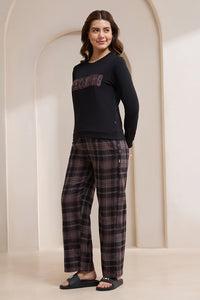 Unwind Sweat Set - Black Checks & Weekending Print thumbnail 5