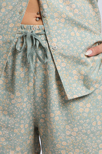 Sleep Shorts Set - Edenmist Print thumbnail 6
