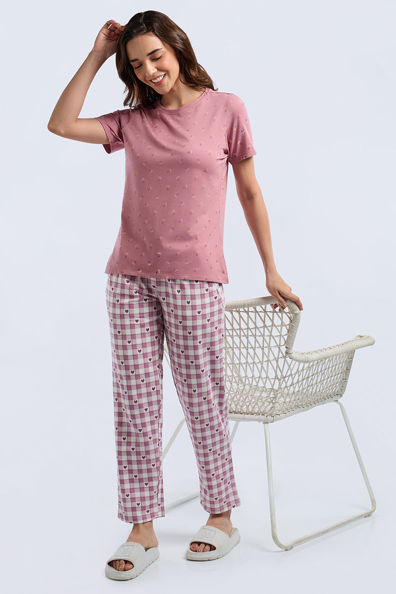 Scoop Neck Sleep Tee - CherryPop Print - Image 6 of 7