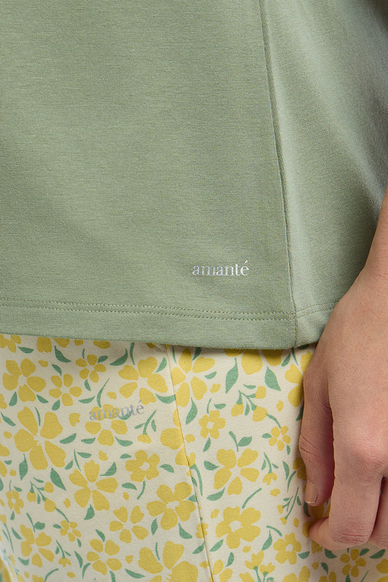 Scoop Neck Sleep Tee - Summer Slice Print - Image 6 of 7