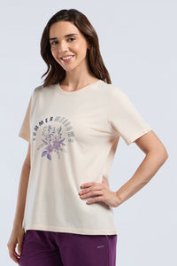 Scoop Neck Sleep Tee - Summer Meadows Print thumbnail 2