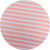 ESSENTIAL STRIPE TEE - Pale Rosette Stripes - 