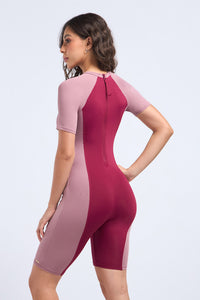 AQUABREEZE LEG SUIT - CHOKEBERRY and TURKISH ROSE thumbnail 3
