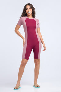 AQUABREEZE LEG SUIT - CHOKEBERRY and TURKISH ROSE thumbnail 6
