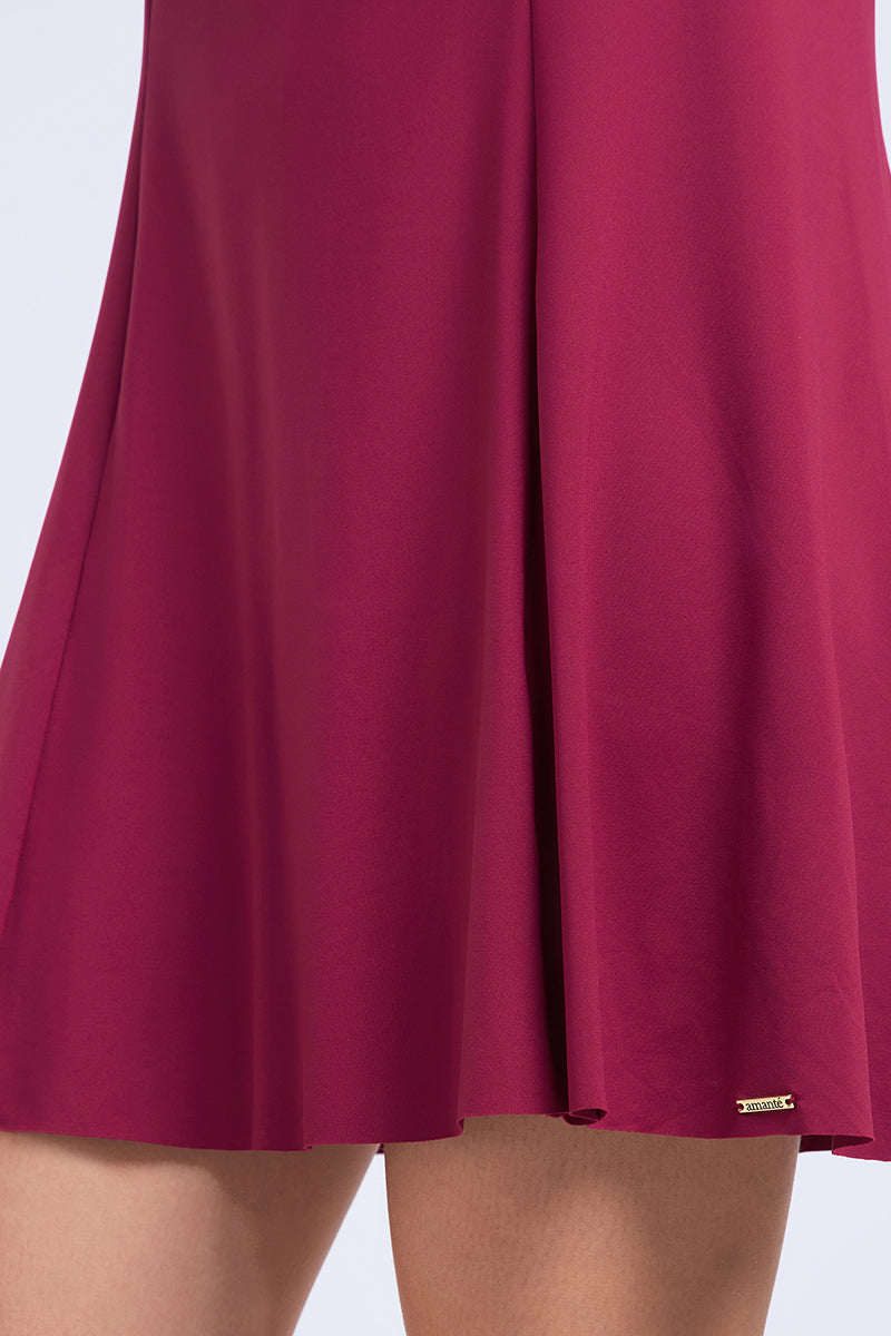 AQUABREEZE SLEEVELESS SWIM DRESS - Chokeberry - Image 5 of 7