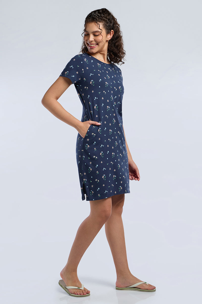 Comfort Sleep Dress - Morning Petals Print - Image 2 of 6