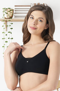All Day Pretty Non-padded Non-wired Support Bra - Black thumbnail 1