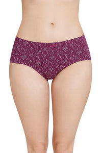 Inner Elastic Printed Mid Rise Hipster Panty (Pack of 3) thumbnail 2