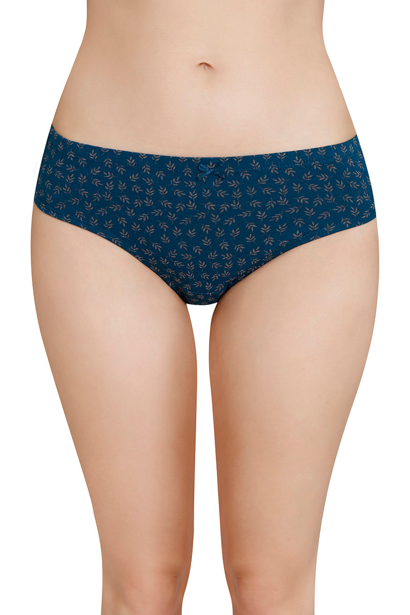 Inner Elastic Printed Mid Rise Bikini Panty (Pack of 3) - Image 4 of 7