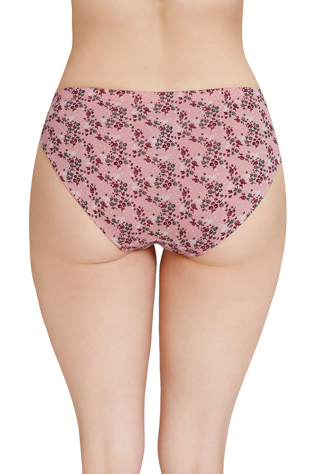 Inner Elastic Printed Mid Rise Bikini Panty (Pack of 3)