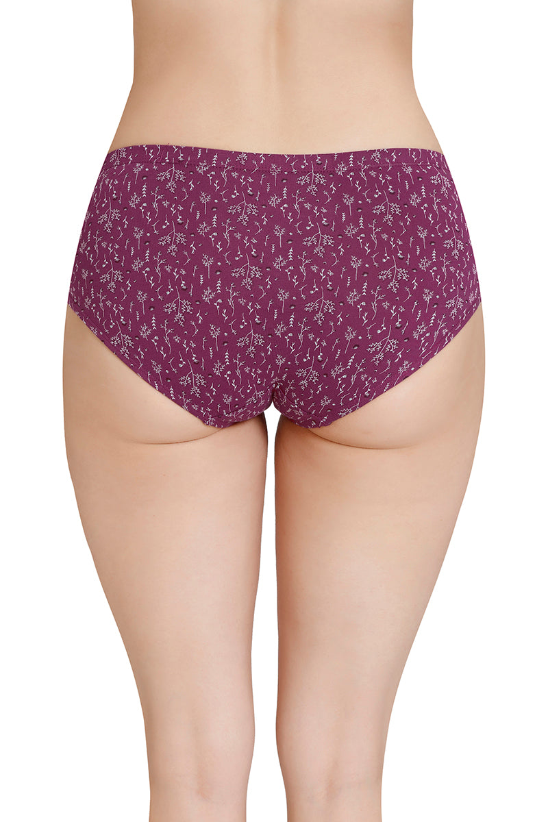 Inner Elastic Printed Mid Rise Hipster Panty (Pack of 3) - Image 7 of 7