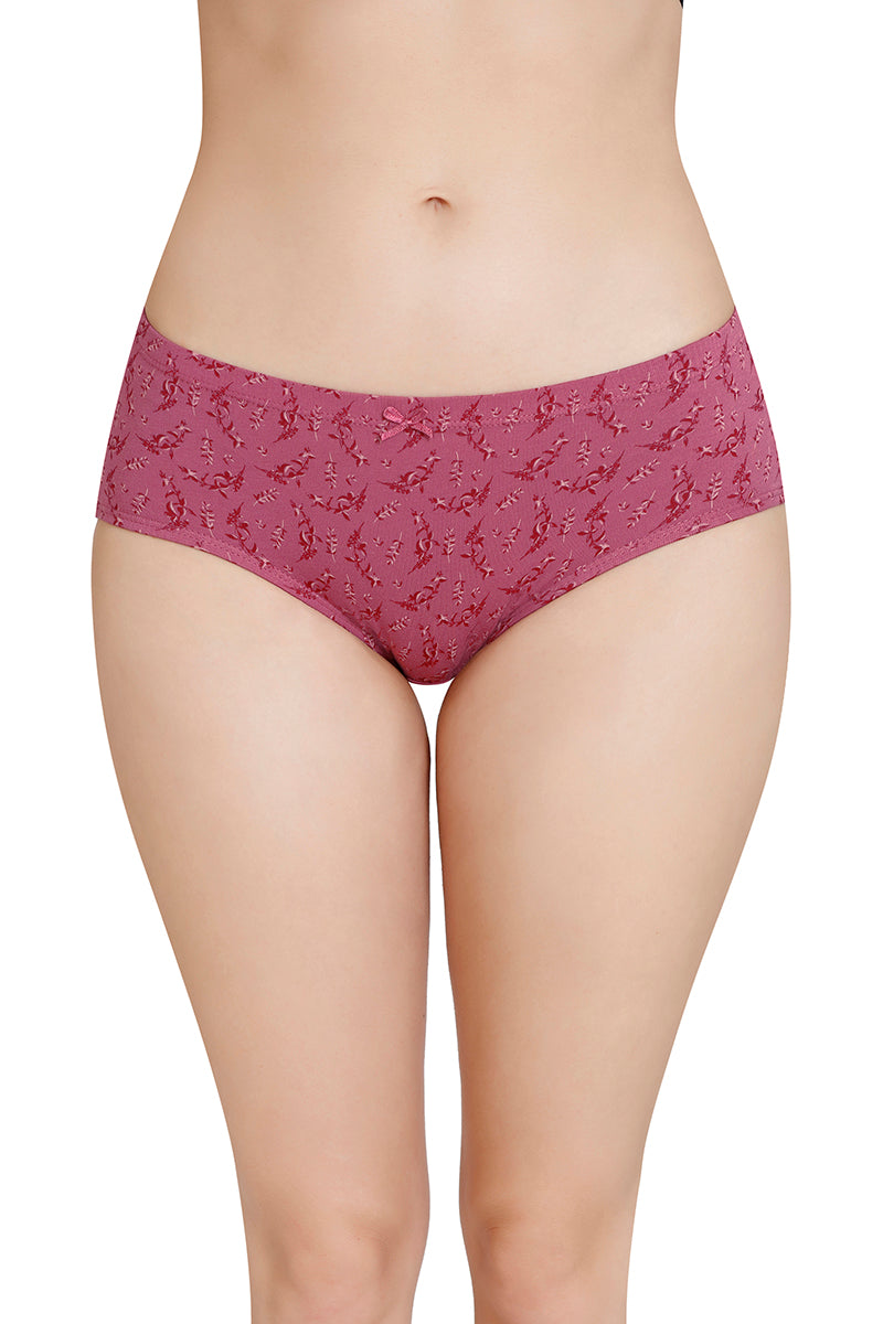 Inner Elastic Printed Mid Rise Hipster Panty (Pack of 3) - Image 4 of 7