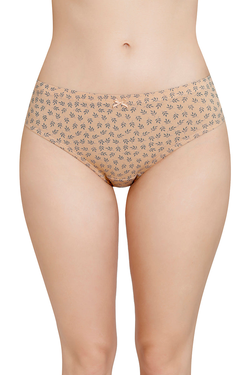 Inner Elastic Printed Mid Rise Bikini Panty (Pack of 3) - Image 3 of 7