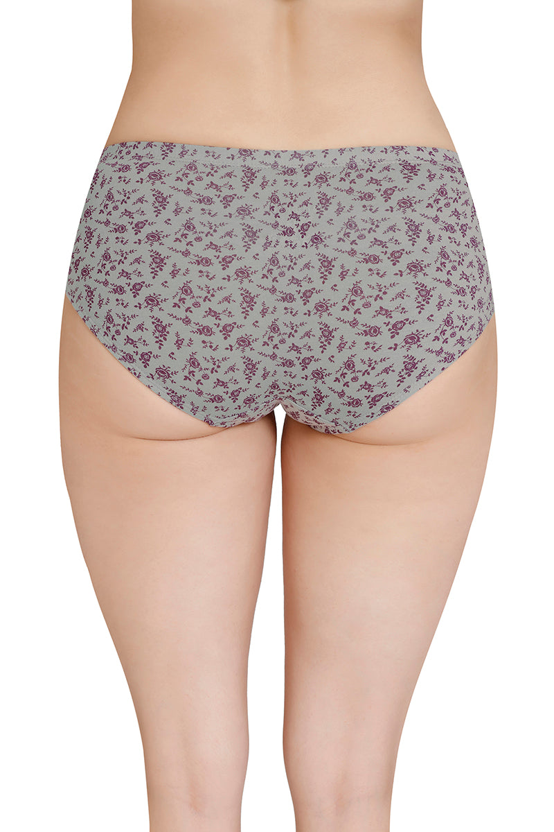 Inner Elastic Printed Mid Rise Hipster Panty (Pack of 3) - Image 5 of 7