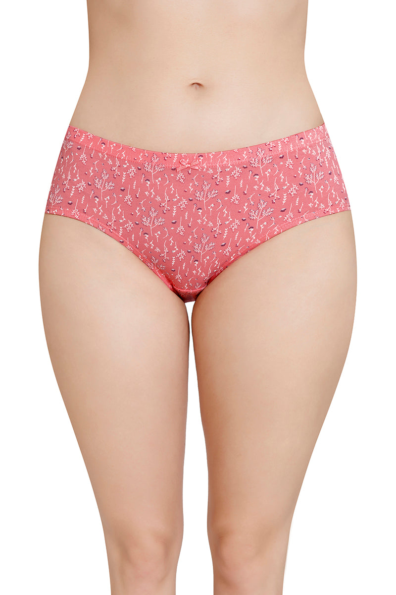 Inner Elastic Printed Mid Rise Hipster Panty (Pack of 3) - Image 2 of 7