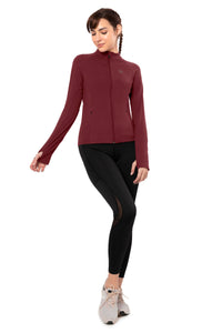 Energize Performance Full Sleeve Active Jacket - Chocolate Truffle thumbnail 9
