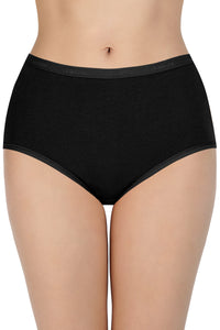 Solid High Rise Full Brief Panties (Pack of 3) thumbnail 2