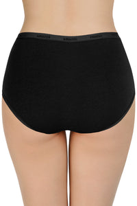 Solid High Rise Full Brief Panties (Pack of 3) thumbnail 3