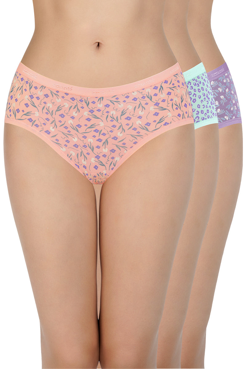 Low Rise Print Hipster Panties (Pack of 3) - Image 1 of 7