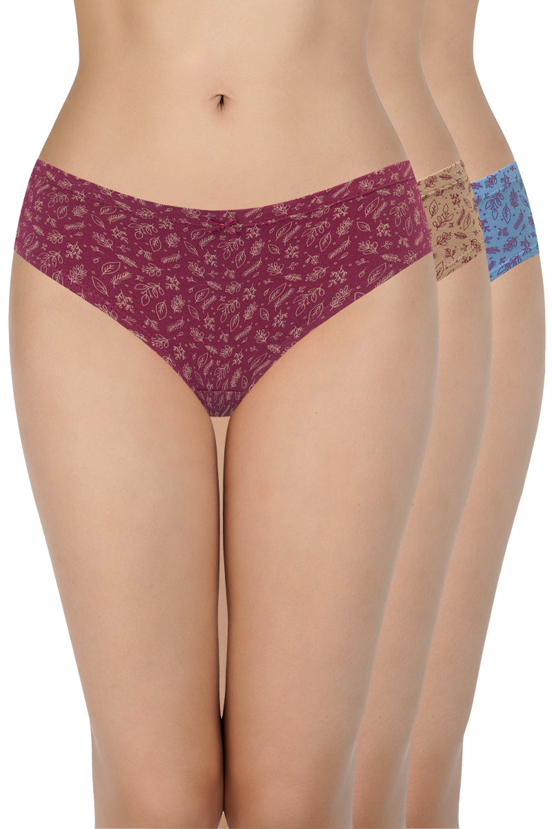 Inner Elastic Waistband Bikini Panty (Pack of 3) - Image 1 of 7