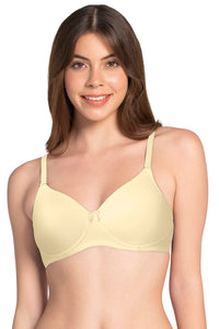 Smooth Charm Padded Non-Wired T-Shirt Bra - Transparent Yellow thumbnail 1