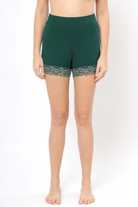 Lace Touch Sleep Shorts - Botanical Gardens - color option