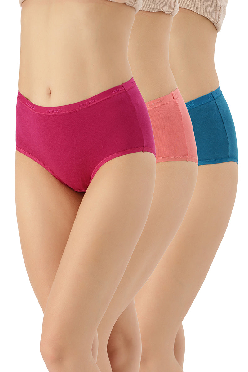 Solid Full Brief Panty (Pack of 3) - Image 1 of 6