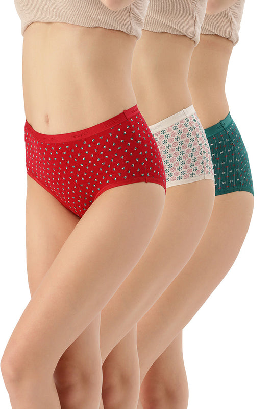 Full Brief Printed Panty (Pack of 3)